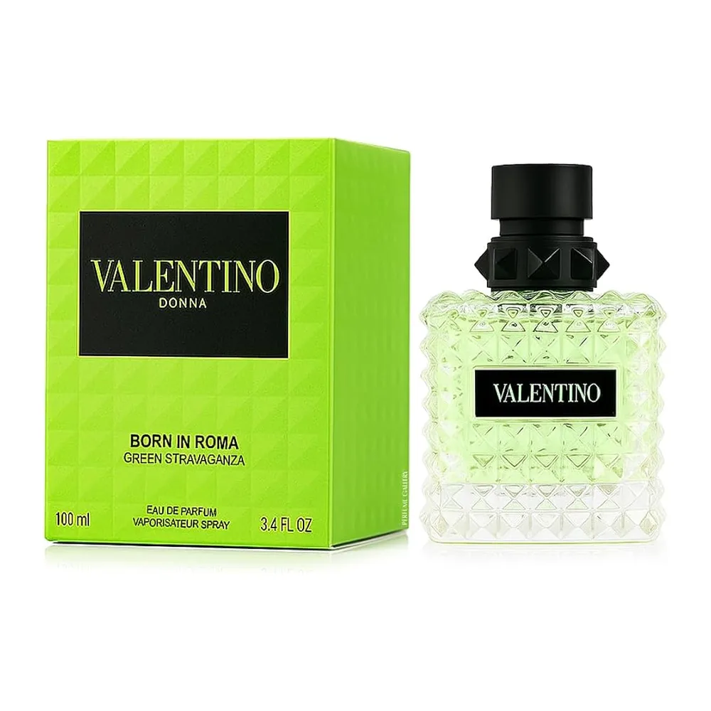 Valentino Donna Born IN Roma Green Stravaganza